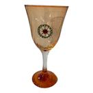 Taça Laranja Roda Cigana Lirio Super luxo 330 ml -Vidro