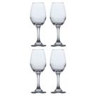 Taça Luxo 365ML Cristal Vinho Água Suco Drinks - 4Unid