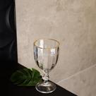 Taça Lyor Imperial de Cristal com Fio de Ouro 330ml