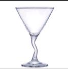 Taça martini 250ml pé twist