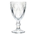 Taça Modelo Diamante Transparente Em Vidro - 240ml