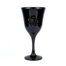 Taça Negra Pomba Gira Lirio c/ Rosa Super luxo 330 ml -Vidro Taça Negra Pomba Gira Lirio c/ Rosa Super luxo 330 ml -Vidro