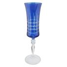 Taça P/Champanhe Bohemia Grace Lap. Cristal 190ml A25cm Azul