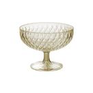Taça P/ Sobremesa Glamour Grande 1,9l Plastico Cristal Ambar