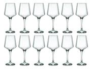 Taça para Água Brunello 490ml Vidro Kit 12 Unidades
