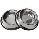 Taça para cães Juqiboom de aço inoxidável 8 onças (240 mL), 2 pacotes