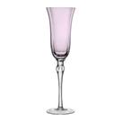 Taça para Champanhe Lily 200ml Vidro Rosa e Cinza Wolff Taça para Champanhe Lily 200ml Vidro Rosa e Cinza Wolff