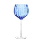 Taça Para Vinho De Vidro Orquídea Azul 450ml Wolff