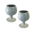Taça Pedra Sabão 450 ml 02 unidades