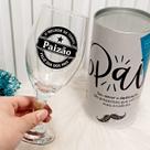 Taça Personalizada Paizão + Tubo Lata Presente Pai