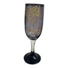 Taça Pomba Gira Rosa Negra cristal Super Luxo Vidro 150 ml