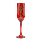 Taça Pomba Gira Vermelha Tridente cristal Super luxo 150 ml