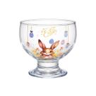 Taça sobremesa 400ml vidro coelha pascoa avulsa decormartin
