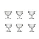 Taça Sobremesa Vidro Jogo 6 Peças 1344TP