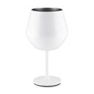 Taça Térmica Inox 350ML com Haste Removível Vira Copo Uso Versátil para Bebidas Branco