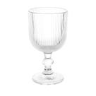 Taça Vidro 340ml Canelado Versalhes Transparente Bulk Bebidas