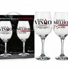 Taca vinho c/ 2un - um bom vinho brasfoot