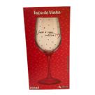Taça Vinho De Vidro 450ml COR:VERMELHO