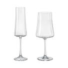 Taças De Cristal Bohemia Para Espumante e Vinho Xtra 12 Peças
