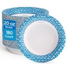 Taças de papel descartáveis MUCHII 590mL 180 unidades 20 onças Taças de papel descartáveis MUCHII 590mL 180 unidades 20 onças