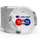 Taças de papel JOLLY CHEF, 12 onças (156 unidades), à prova de imersão, seguras para micro-ondas