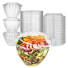 Taças de plástico Stock Your Home 48 onças com tampas (50 unidades)