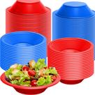 Taças de plástico Wehhbtye 80 unidades descartáveis de 4 de julho, 350 ml