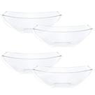 Taças de servir descartáveis PLASTICPRO 946mL Crystal Clear x4 Taças de servir descartáveis PLASTICPRO 946mL Crystal Clear x4