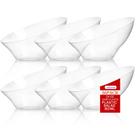 Taças de servir Liacere 1600 ml de plástico transparente 16 unidades de chips de doces