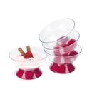 Taças de Sobremesa 250ml 4 Peças Bordo Moda Do Chef