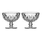Taças de Sobremesa Transparente 335mL Diamante - 2un