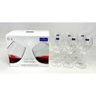 Taças de Vinho Bohemia Royal Cristal Titanium Selection 6 pçs 580 ml.