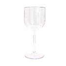 Taças De Vinho De Acrílico Cristal 260ml 2 Unidades Drinks Premium Festas, Tinto, Suave, Seco