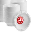Taças descartáveis Stock Your Home Elegant White 350 ml (pacote de 240)