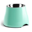 Taças elevadas FluffyDream para cães grandes, verde menta, 860 ml
