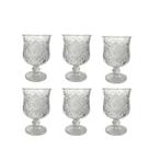 Taças para Água e Vinho 200ml Jogo Com 6 Vidro em Relevo. Taças para Água e Vinho 200ml Jogo Com 6 Vidro em Relevo.