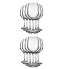 Taças para Água e Vinho Barone 490ml 12 Unidades - Nadir 7056