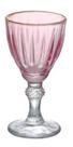 Taças Para Licor Dominic Rosa Com Borda Dourada 55ml 6 Peças Taças Para Licor Dominic Rosa Com Borda Dourada 55ml 6 Peças