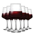 Taças Square Bordeaux Vidro 6pcs 600ml - Ruvolo