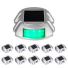 Tacha Solar Kit 10 Viario Fiscal Obra Atençao Rua Estrada Iluminaçao Olho de Gato Rodovia Veiculo Transito Segurança