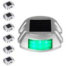Tacha Solar Olho de Gato Viario Kit 6 Uni Fiscal Obra Atençao Estrada Iluminaçao Rodovia Veiculo Transito Segurança