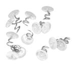 Tachas de estofamento Headliner Pins Attmu 60 unidades Clear Heads