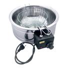 Tacho Aço Inox Fritadeira Industrial Elétrica 8 Litros 127V