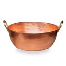 Tacho de Cobre Puro 1L 16cm para Doces e Queijos Metal Arte