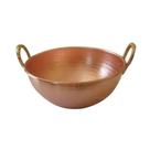 Tacho de Cobre Puro de 30 Litros 54cm Diâmetro Marrom