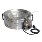Tacho de Fritura Elétrico 5 Litros Bacia Inox Ademaq Tacho de Fritura Elétrico 5 Litros Bacia Inox Ademaq