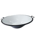 TACHO ESMALTADO BRANCO Nº26 22L COM ALÇA DE FERRO