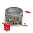 Tacho Fritador a Gás Alta Pressão 7L Óleo PR-70G Progás e Cortador de Legumes