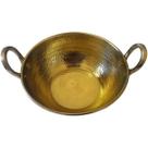 Tacho Metal Dourado com Alça Tigela 600ml