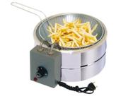 Tacho para Frituras 3L Aço Inox Progás PR 310E - c/ Cesto Removível e Termostato Ajustável